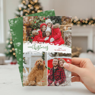 Frohe Weihnachten 3 Foto-Collage