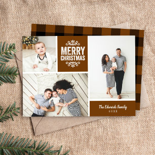 Frohe Weihnachten 3 Foto Collage