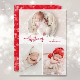 Frohe Weihnachten 3 Foto Collage