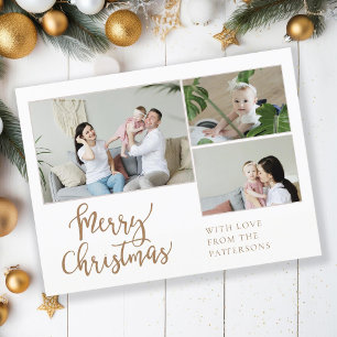Frohe Weihnachten! 3 - FOTO Feiertagspostkarte