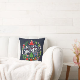 Frohe Weihnachten 3 Kissen