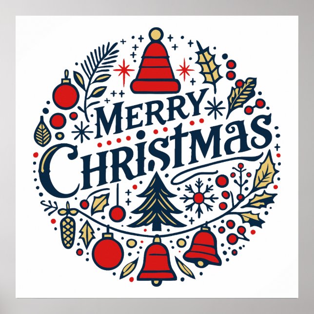 Frohe Weihnachten 3 Poster (Vorne)