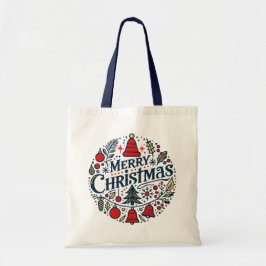 Frohe Weihnachten 3 Tragetasche