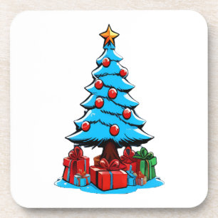 Frohe Weihnachten 3D Getränkeuntersetzer