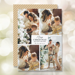Frohe Weihnachten 4 Foto Collage Weihnachtskarten