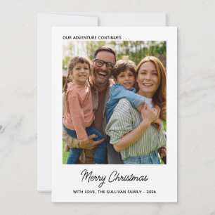 Frohe Weihnachten 4-Foto-Familien-Collage