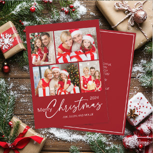 Frohe Weihnachten 4 Foto Feiertag Rot