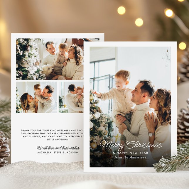 Frohe Weihnachten 4-Foto-persönliche Nachricht (Von Creator hochgeladen)