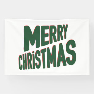 Frohe Weihnachten 4x6 Vinylbanner Banner