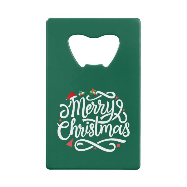 Frohe Weihnachten-61039 Geldbeutel Flaschenöffner (Vorderseite)