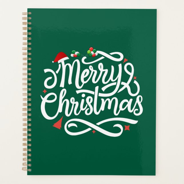 Frohe Weihnachten-61039 Planer (Vorderseite)