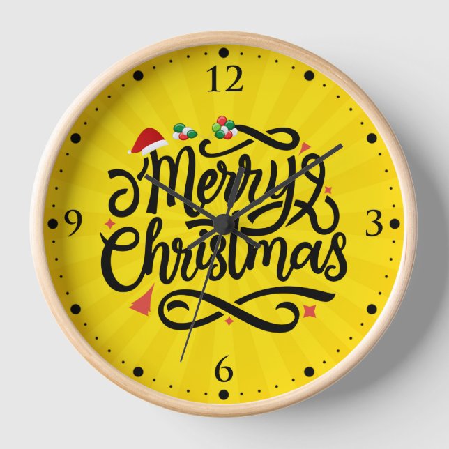 Frohe Weihnachten-61039 Uhr (Vorderseite)