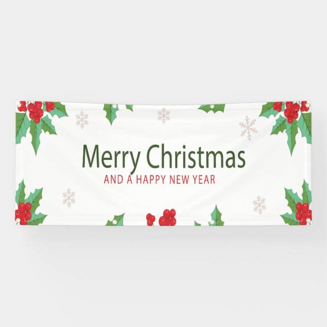 Frohe Weihnachten 8 Banner (Horizontal)