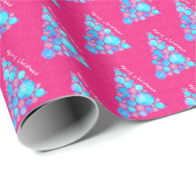 Frohe Weihnachten Abstrakte Lila Bäume rosa Papier