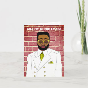 Frohe Weihnachten Afroamerikaner Weihnachten Karte