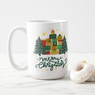 Frohe Weihnachten Alle Kaffee Tasse 15oz