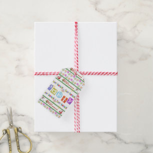 Frohe Weihnachten Alles Gute zum Geburtstag Gesche Geschenkanhänger