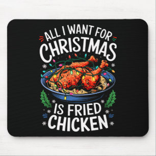 Frohe Weihnachten Alles, was ich für Weihnachtsgeb Mousepad