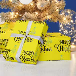 Frohe Weihnachten am Senf Weihnachten Geschenkpapier