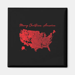 Frohe Weihnachten Amerika Donald Trump Better Cove Magnet