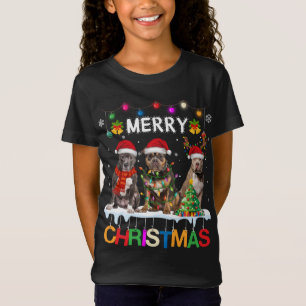 Frohe Weihnachten Amerikaner Bully Weihnachten Tre T-Shirt
