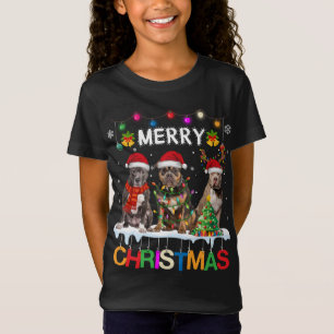 Frohe Weihnachten Amerikaner Bully Weihnachten Tre T-Shirt