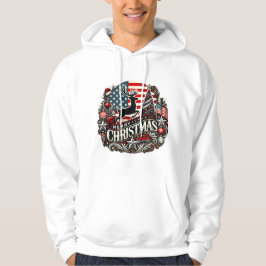 Frohe Weihnachten amerikanischer Stil Hoodie
