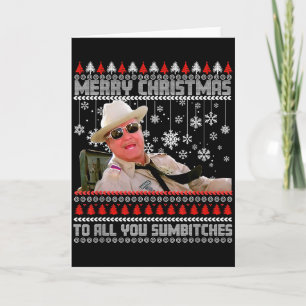 Frohe Weihnachten an all euch Sumes Lustiger hässl Karte
