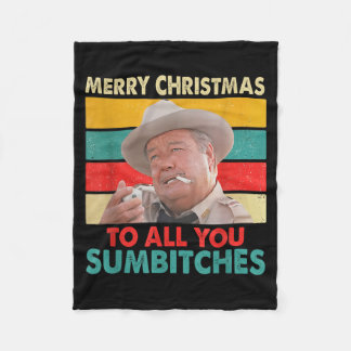 Frohe Weihnachten an alle Sumes hässliche Pullover Fleecedecke