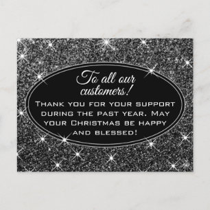 Frohe Weihnachten an alle unsere Kunden!  Postkarte