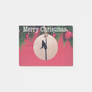 Frohe Weihnachten an Arborist und Baumchirurgen. Post-it Klebezettel