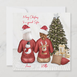 Frohe Weihnachten an den besten Freund Weihnachtsk Einladung