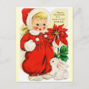 Frohe Weihnachten an eine liebe kleine Nichte Vint