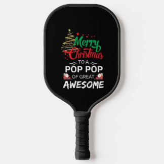 Frohe Weihnachten an einen Pop Pop von Great Phant Pickleball Schläger