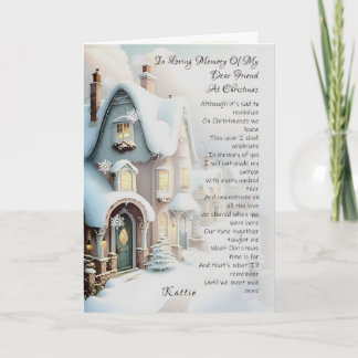 Frohe Weihnachten an einen sehr besonderen Freund Karte