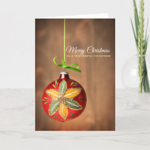 Frohe Weihnachten an einen wunderbaren Volunteer