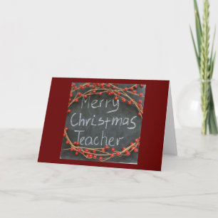 ****FROHE WEIHNACHTEN**** AN MEINEN **LEHRER** KARTE