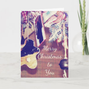 Frohe Weihnachten an Sie Weihnachtskarte
