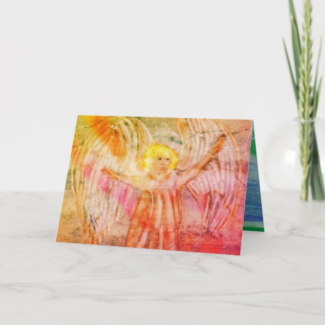 Frohe Weihnachten Angel Herald Rejoice (Vorderseite)