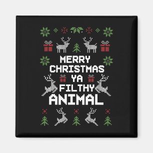 Frohe Weihnachten Animal Filthy Ya Magnet