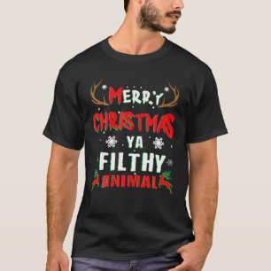 Frohe Weihnachten Animal Filthy Ya T-Shirt