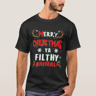 Frohe Weihnachten Animal Filthy Ya T-Shirt