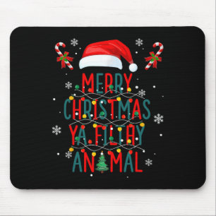 Frohe Weihnachten Animal Filthy Ya Xmas Familie Pa Mousepad