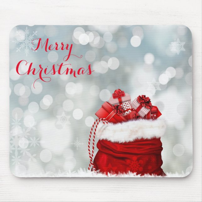 Frohe Weihnachten anpassen Mousepad (Vorne)