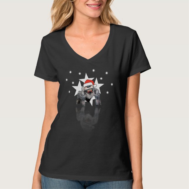 Frohe Weihnachten Arachnid Pet Spider Niedlich Jum T-Shirt (Vorderseite)