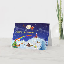 Frohe Weihnachten auf dem Vollmond