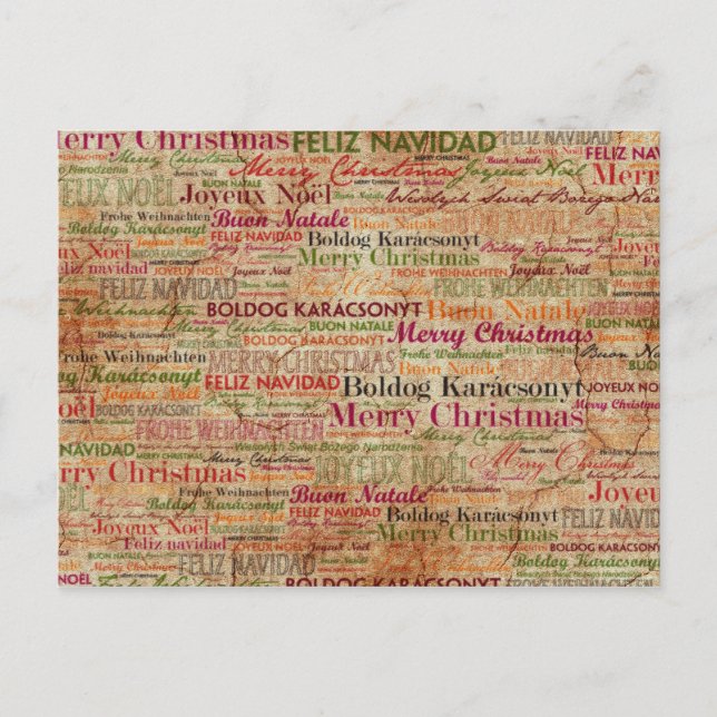 Frohe Weihnachten auf der ganzen Welt (Vorderseite)