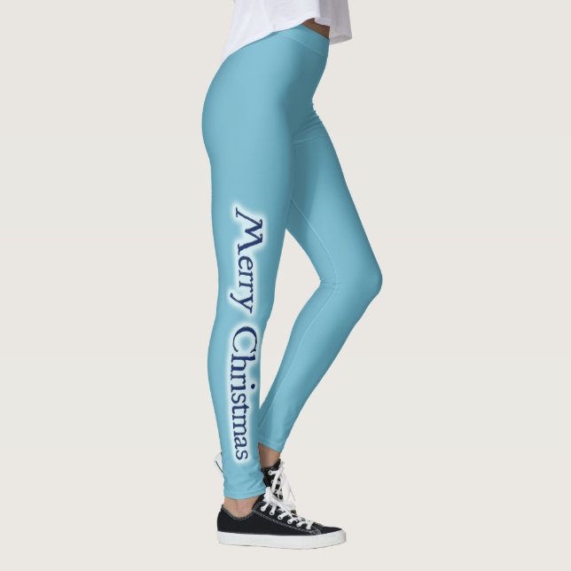 Frohe Weihnachten auf Eis Leggings (Rechts)