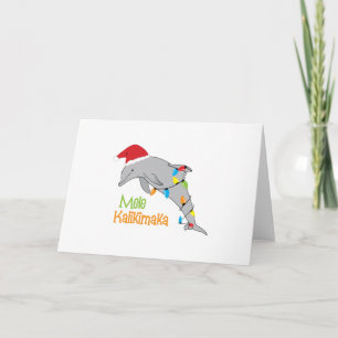 Frohe Weihnachten auf Hawaii Karte
