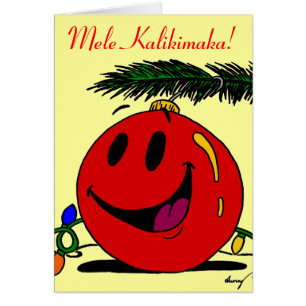 Frohe Weihnachten auf Hawaii Weihnachtskarte